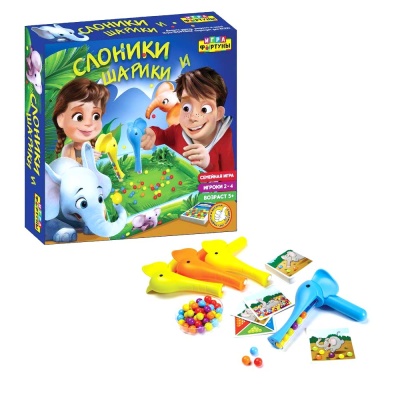 Настольная игра Слоники и Шарики Игра Фортуны Ф95666